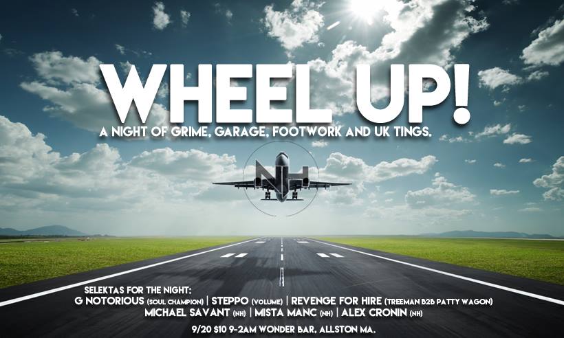 Wheel Up - September 20 @ Wonder Bar
