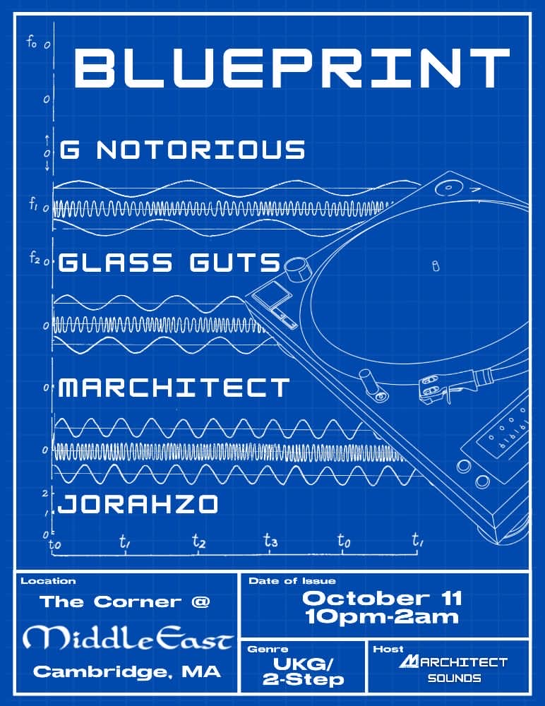 Blueprint-oct-11-25 with G Notorious, Glass Guts, Marcitect, and Jorahzo